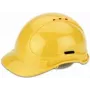 Aizsargājoša galvassega cimco 140202 — Polietilēna aizsargķivere, balta/dzeltena, 350 g