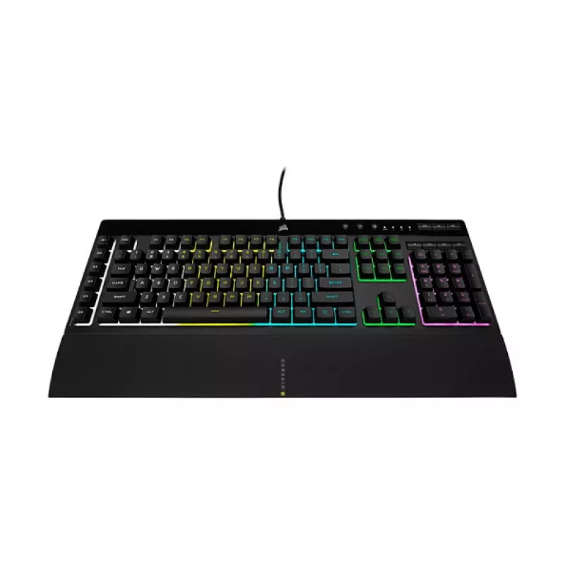 Spēlētāju tastatūra Corsair K55 Pro RGB (melna) FR