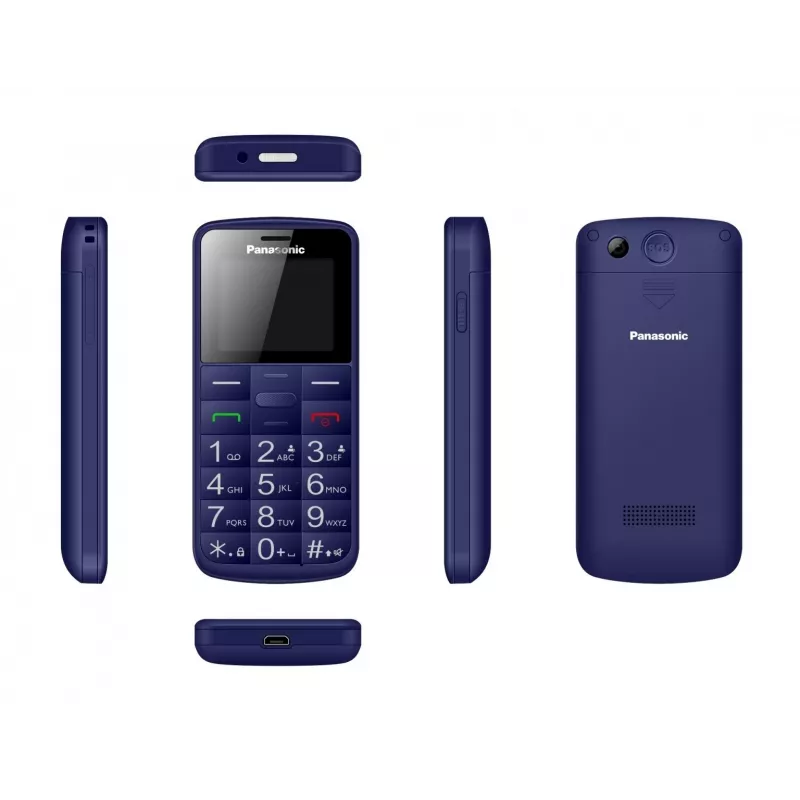 Mobilais telefons senioriem KX-TU110 zils
