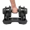 Regulējama čuguna hantele Rebel RBA-2303 — līdz 24 kg, melna, viena vienība