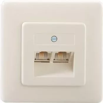 Kontaktligzda RJ-45 Rutenbeck 13011240 Balta
