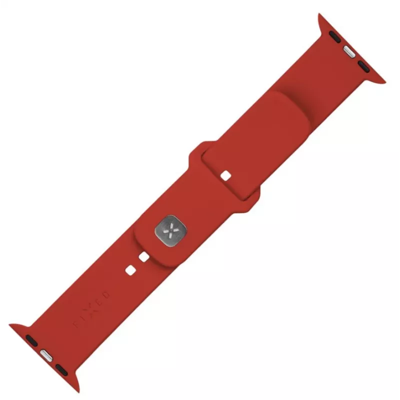 Silikona siksniņa FIXED FIXSST2-1029-RD Apple Watch Ultra 49mm, sarkana, Fiksēts sporta dizains