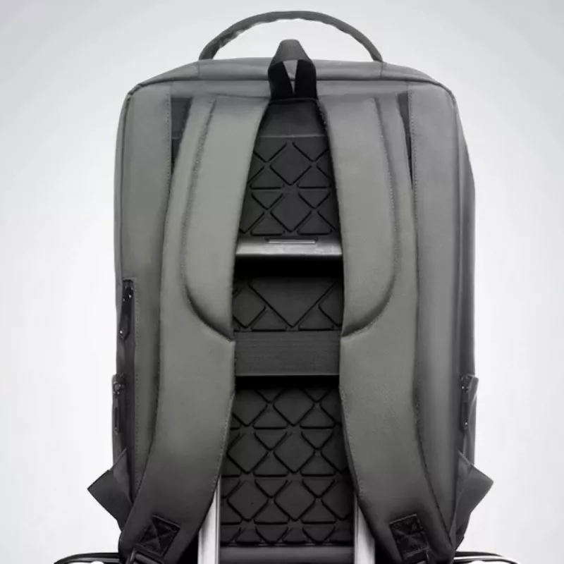 Mugursoma Vention KRNB0 — 23L Oxford, piemērota līdz 15,6 collu (39,6 cm), USB 3.0 ports, kokogles pelēks