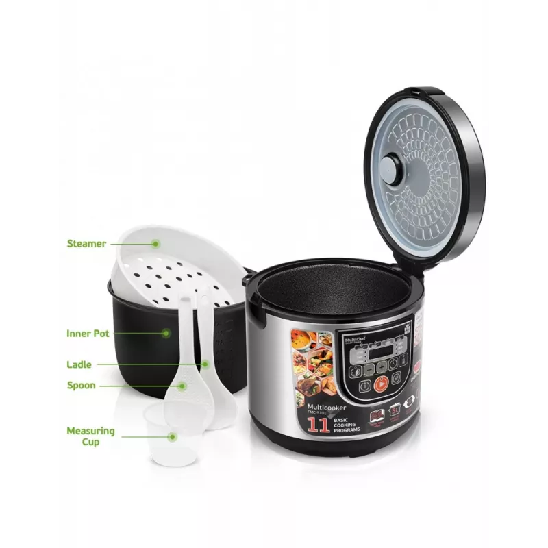 Forme FMC-5101 ir multivārs ar 5 litru tilpumu un 860 W jaudu.