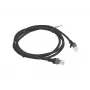 Patchcord cat.5e 1,5M UTP melns