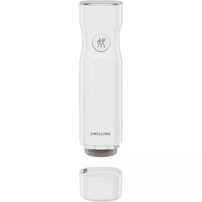 Vakuuma aizzīmogotājs ZWILLING FRESH & SAVE Balts sūknis, baterija 3.7V, MicroUSB uzlāde, 190×50×50 mm, 330 g