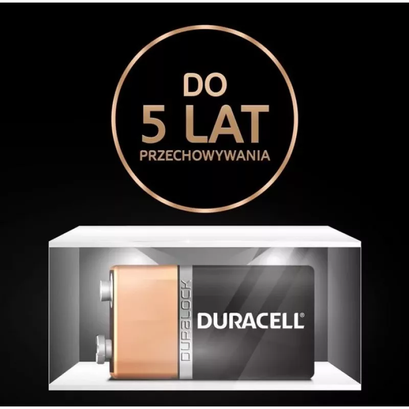 Duracell 9V baterija, viena iepakojumā 9VDUR BT0009