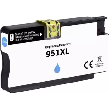 Renkforce tinte, aizstāj HP 951 XL (CN046AE) saderīgu ciāna kārtridžu RF-I-HP951XLC RF-5718848 (RF-5718848)