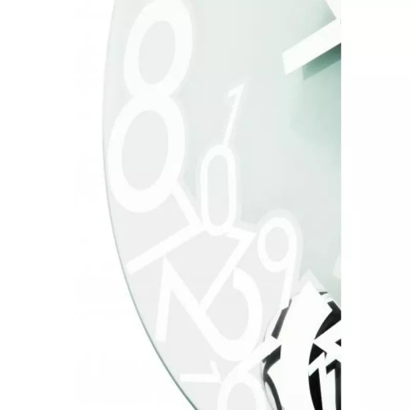 NeXtime klok 8115 Dropped, Ø43 cm, sienas, sudraba