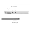 Apple MacBook Air 13,6 collu (2025) portatīvais dators MW0W3D/A, Apple M4, 16 GB, 256 GB SSD, sudraba