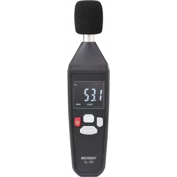 VOLTCRAFT SL-80 skaņas līmeņa mērītājs 30 - 130 dB 31,5 Hz - 8 kHz (VC-13101365)