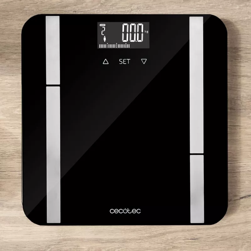 Cecotec | Viedie svari | Surface Precision 9450 Full Healthy | Maksimālā slodze 180 kg | Precizitāte 100 g | Melns
