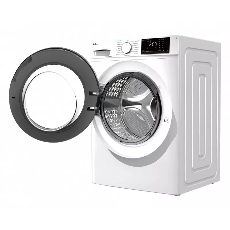 Mazgāšanas-žāvēšanas iekārta AMICA A1WDS8514DLiStH 8 kg ietilpība 1400 apgr./min centrifūga