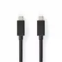 Nedis 2m USB kabelis 3.2 Gen 2x2 100W, 4K@60Hz, 20 Gbps (CCGL64020BK20)