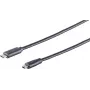 USB kabelis S/CONN 77144-3.0 USB 2.0 2m USB C Mini-USB A Melns