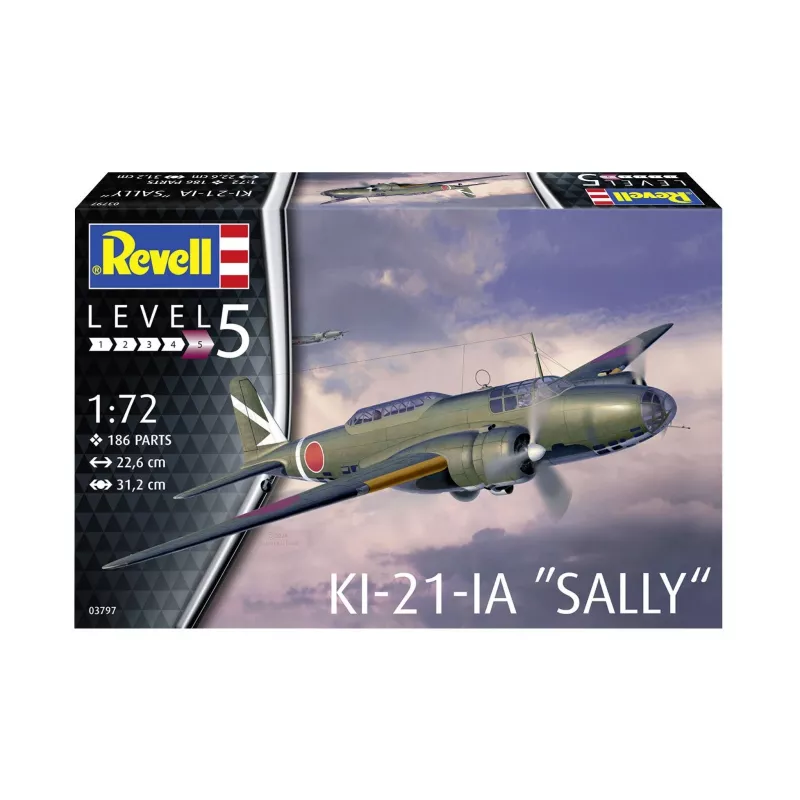 Revell KI-21-LA Sally 1:72 modeļa komplekts