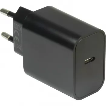 Lādētājs PD-2020, USB-C lādētājs (melns, bez kabeļa, PD 20 vati, Quick-Charge 3.0)