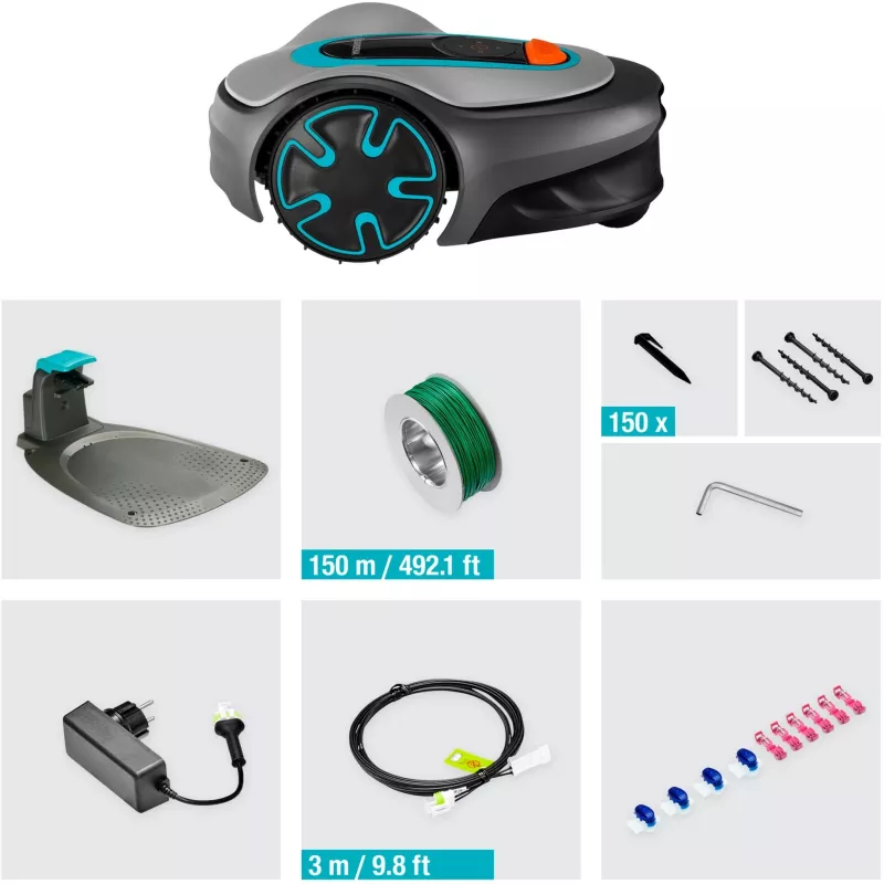 Robotisks zāles pļāvējs Gardena SILENO minimo