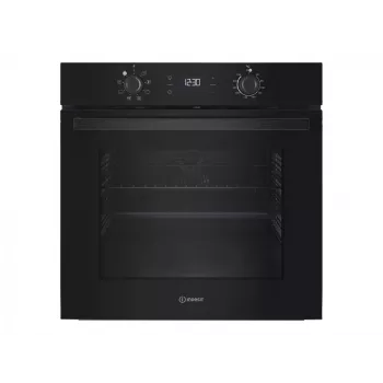 INDESIT cepeškrāsns | IO K55C B | 71 L | elektriskā | katalītiskā | elektroniska | augstums 59.5 cm | platums 59.5 cm | melna