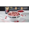 Mitrā suņu barība john dog BERRY Adult teļa gaļa ar dzērvenēm 800 g — monoproteīna barība, pilnvērtīga barība, konservu kārba