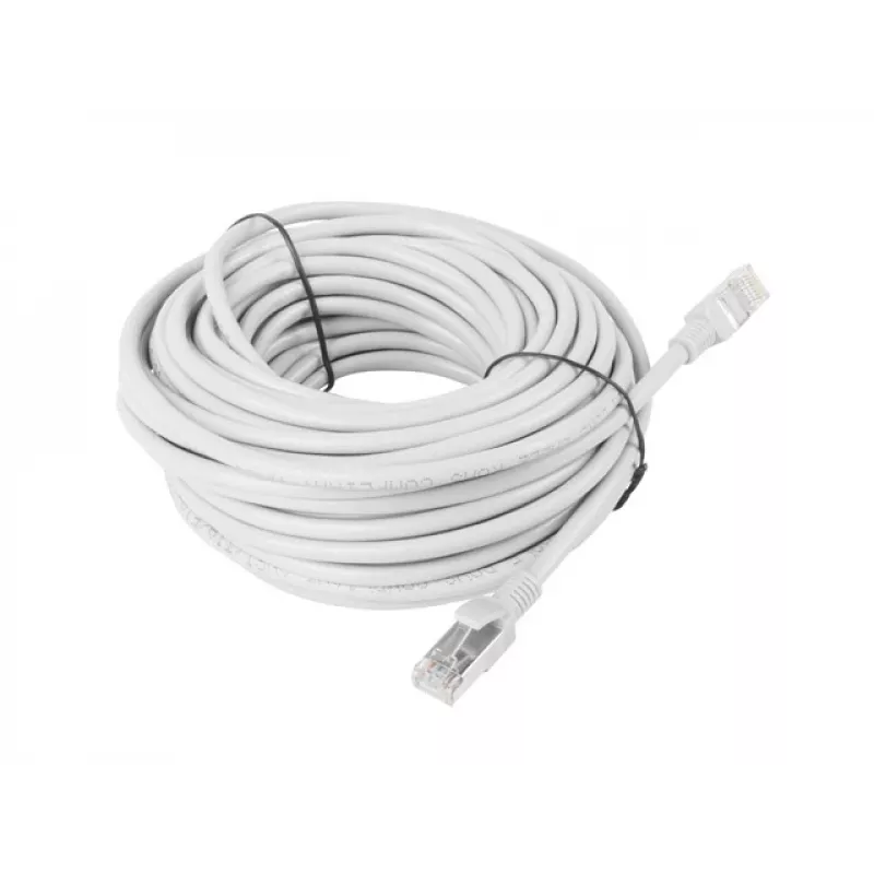 LANBERG Cat5e U/UTP RJ-45 komutācijas kabelis PCU5-10CC-1500-S, 15 m, Pelēks, CCA, 26 AWG, 100 MHz