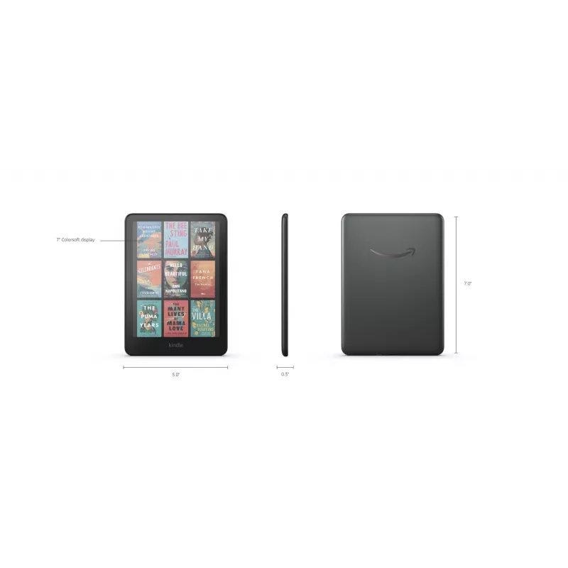 Amazon Kindle Colorsoft Signature Ed. e-lasītājs Skārienekrāns 32 GB Wi-Fi Melns