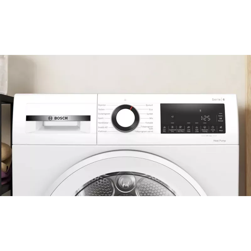 Bosch WQG2320LSN Siltumsūkņa Veļas Žāvētājs 8 kg Balts