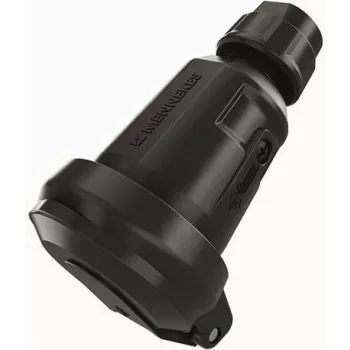 Mennekes Coupling SCHUKO Melns15807116A 2p+PE IP54 (158071)