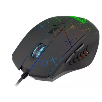 Tracer GAMEZONE XO - Pele - USB - Optiska - 6 pogas - Melna