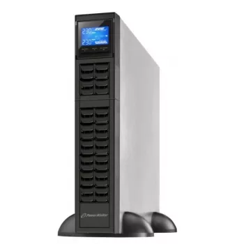 PowerWalker VFI 1000CRM LCD nepārtrauktās barošanas avots (UPS) Dubultās pārveidošanas (Online) 1 kVA 800 W 3 AC kontaktligzdas
