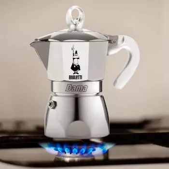 Kafijas automāts BIALETTI Dama Pure Ice 3TZ 0002273 – plīts virsmas moka katls, 3 tasīšu tilpums