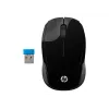 HP bezvadu pele 200, piemērota abām rokām, optiska, RF bezvadu, 1000 DPI, melna