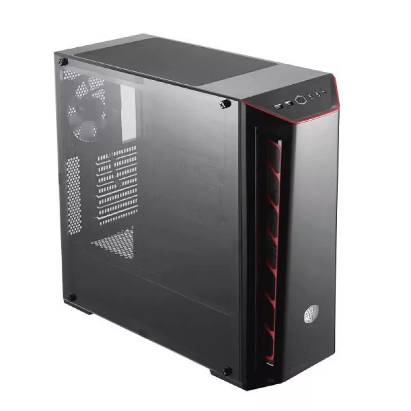 Cooler Master MB520-KGNN-S01 MasterBox 520 Black, ATX, Midi-Tower, caurspīdīgs sānu panelis no malas līdz malai