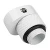 Adapteris BitsPower X-Cross G1/4 collas vīrišķais uz G1/4 collas sievišķais, 5 mm nobīde, balts
