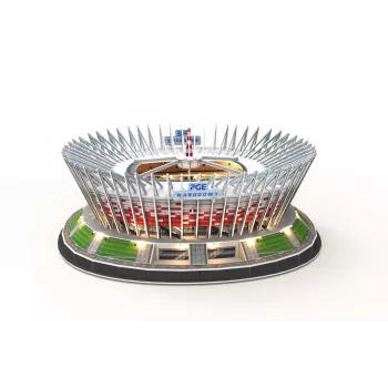 3D Puzzle cubicfun PGE National LED Model 306-L541H — LED apgaismots arhitektūras papīra modelis