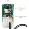 Koaksiālais kabelis MikroTik ACSMAUFL SMA Female taisns 1m Melns