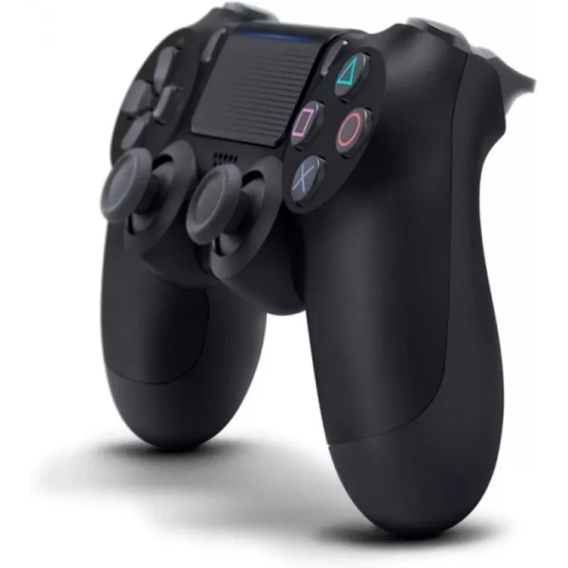 Bezvadu spēļu kontrolieris Sony DualShock 4 — melns, iebūvēts Li‑Ion akumulators, skaļrunis, skārienpaliktnis, vibrācija, žiroskops, akselerometrs