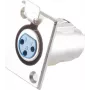 XLR savienojuma ShiverPeaks BS55021 atloka stiprinājuma audio savienotājs