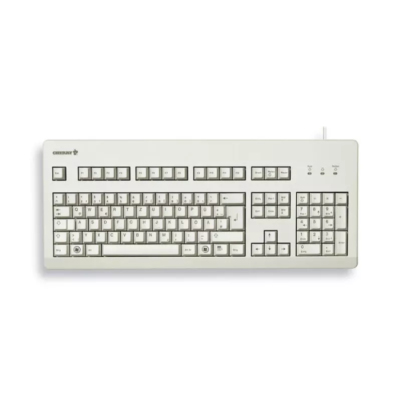 CHERRY G80-3000 tastatūra Universāla USB QWERTZ vācu pelēka