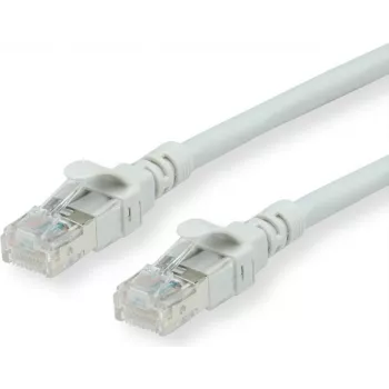 Roline - komutācijas kabelis - RJ-45 (V) uz RJ-45 (V) - 1,5 m - SFTP, PiMF - CAT 6 - bez halogēna, formēts, vīts - pelēks