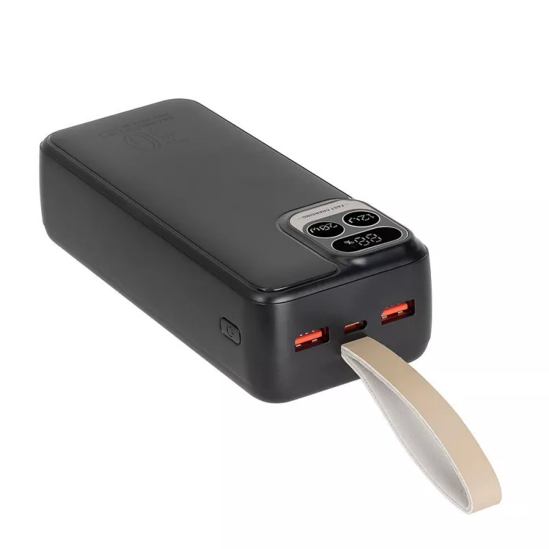 Rivacase VA2585 Power Bank 30000 mAh 20W, melns
