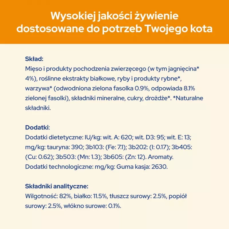 PURINA Cat Chow Jērs, Zaļās pupiņas - mitrā kaķu barība - 10x85 g