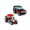 LEGO Creator 2-in-1 komplekts “Flatbed Truck with Helicopter” 31146, pārveidojams būvējums bērniem