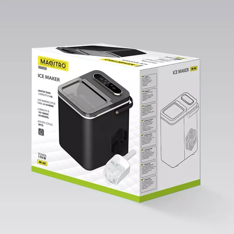 Ledus gatavotājs Maestro MR-820 — galda ledus automāts, modelis MR-820