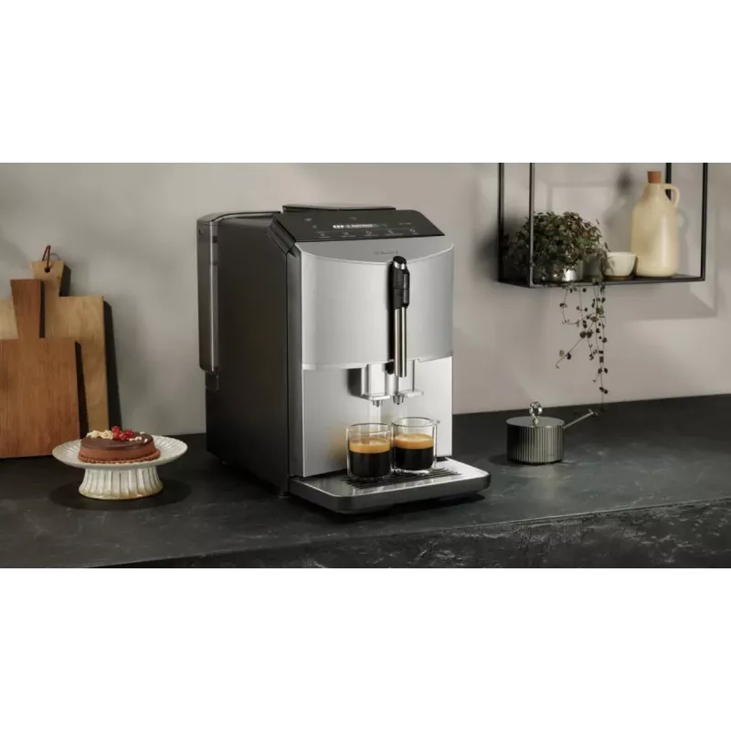 Siemens TF303E01 EQ300 espresso automāts (sudraba; 1300W)