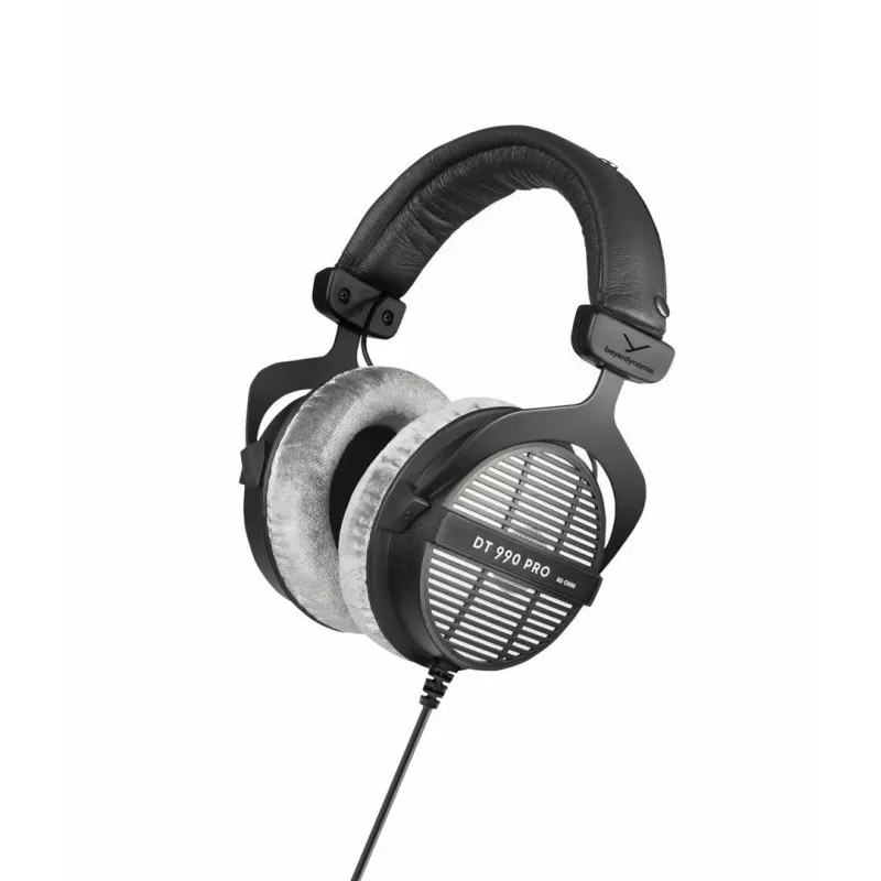 Studijas austiņas Beyerdynamic DT 990 PRO 80 Ω, vadu, apkārtauss, 3 m kabelis, melnas