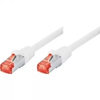 Tecline exertis Connect - komutācijas kabelis - RJ-45 (V) uz RJ-45 (V) - 3 m - SSTP kabelis - CAT 6 - bezhalogēna - balts (71503W)