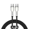 USB-C uz USB-C kabelis Baseus CATJK-C01, USB 3.2 Gen 1, 1 m, melns