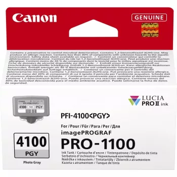 Canon LUCIA PRO II tintes kasetne 1 gab. Oriģināla standarta ienesīguma foto pelēkā