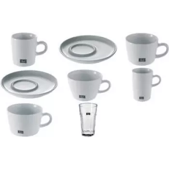Porcelāna espresso apakštase MELITTA M-Cups 110 mm — 6 gabalu komplekts